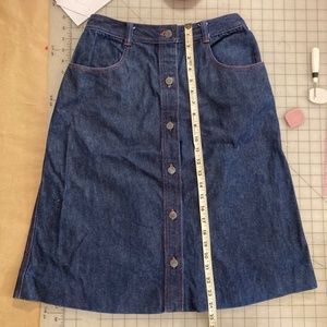 Vintage Denim Skirt
